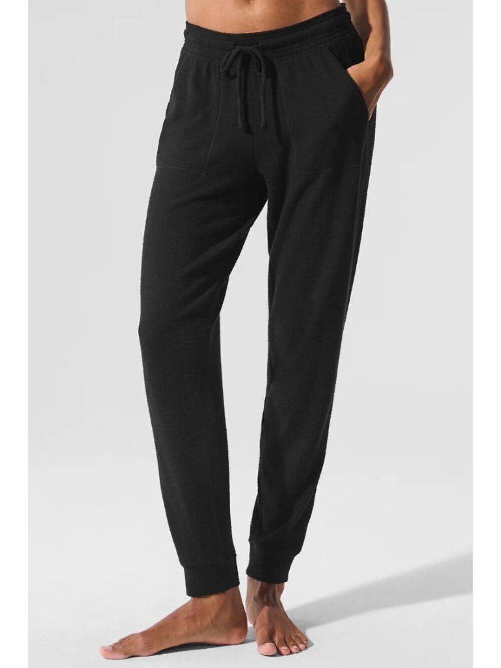 Alo Soho Sweatpant Alolux Ankle-Length Jogger With Pockets